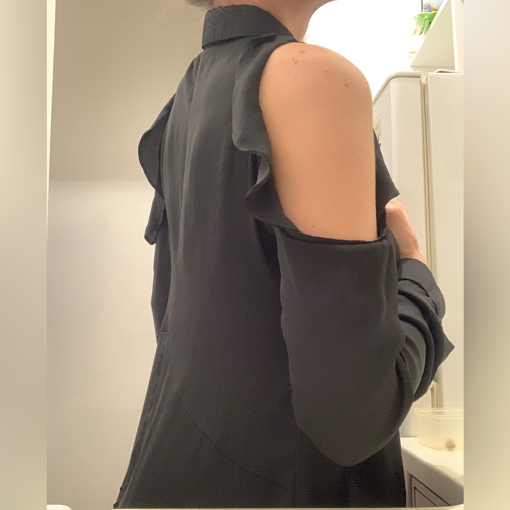 Button Front Blouse - Picture 3 of 14